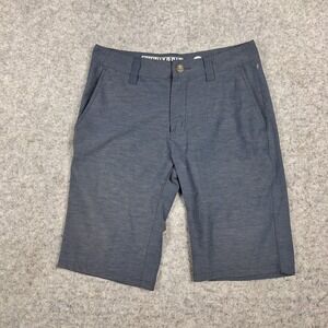 BKE Hybrid Chino Shorts Mens‎ 30x11 Blue Lightweight Casual Performance